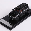 Toyota Land Cruiser LC200 1:64 Diecast Model Car – Backpack Ed. – Black Warrior LHD In Stoc