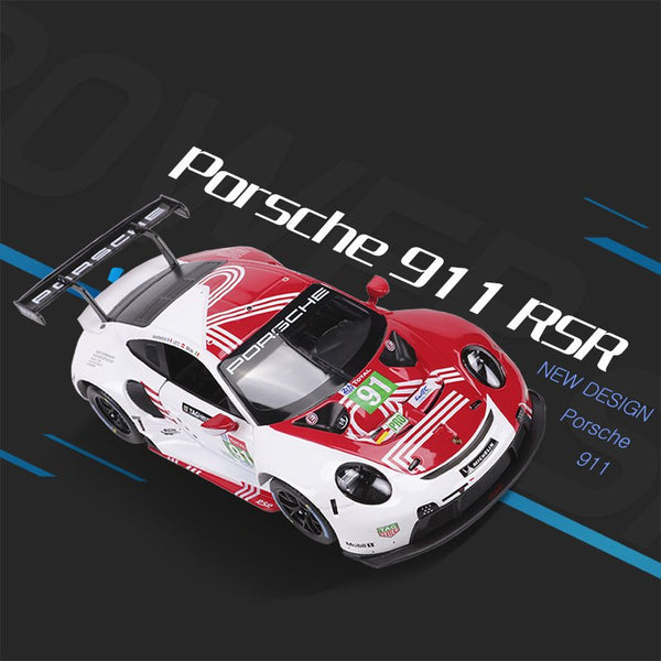 Porsche 911 RSR 1:24 Diecast Model Car – Race Replica – 001