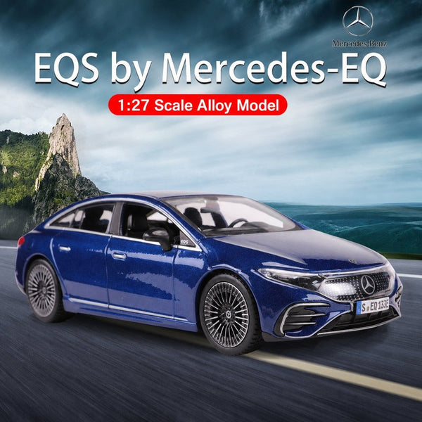 Mercedes-Benz EQS 1:27 Diecast Model Car – Light & Sound – 001