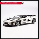 Ferrari FXX K EVO 1:18 Diecast Model Car – Track Edition – Ferrari FXXK EVO White