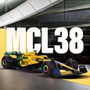 McLaren MCL38 1:43 Diecast Model Car – F1 2024 Replica – 001