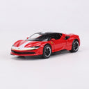 Ferrari 1:64 Diecast Model Car – Collector Set Series – Ferrari SF90 Red White