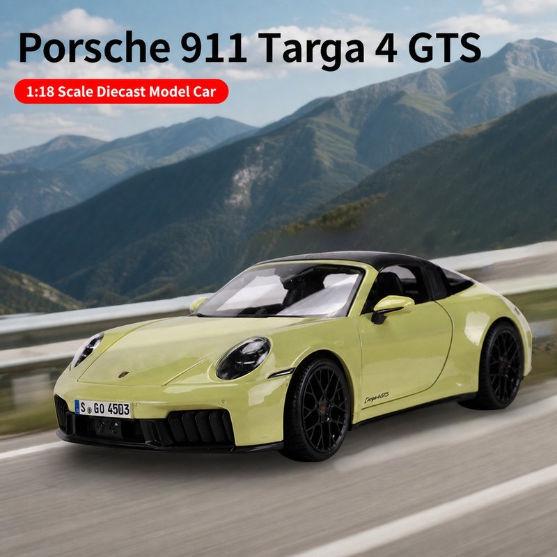 Porsche 911 Targa 4 GTS 1:18 Diecast Model Car – Collector – 001