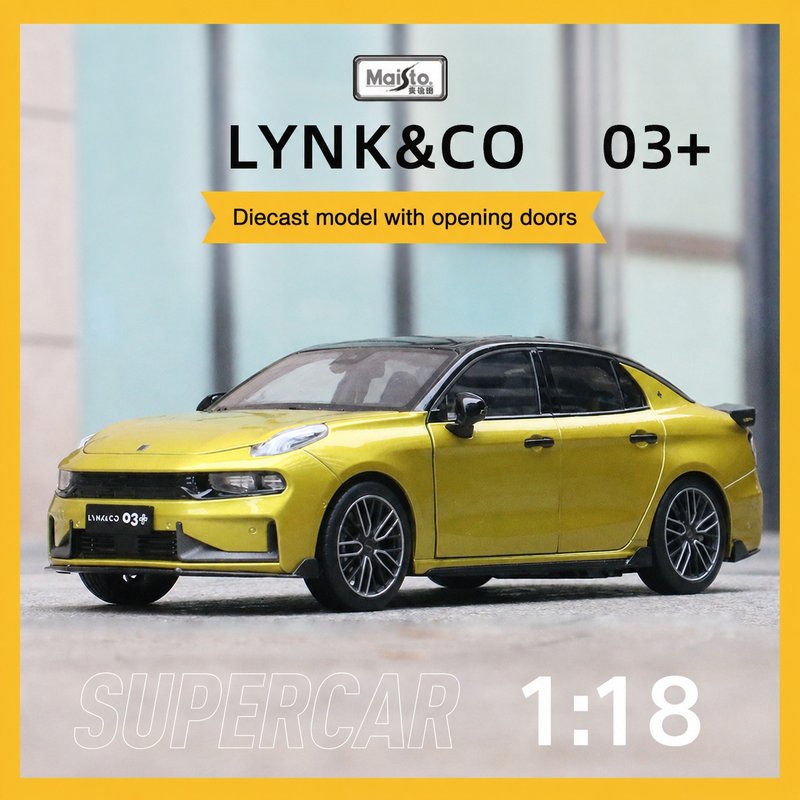 Lynk & Co 03+ 1:18 Diecast Model Car – Collector Edition – 001