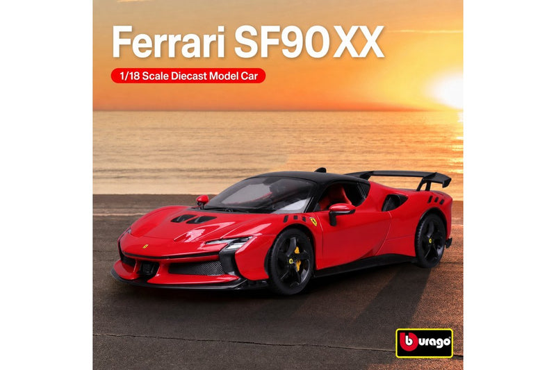 Ferrari SF90 1:18 Diecast Model Car – Collector's Edition – 001