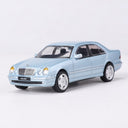 Mercedes-Benz E55 AMG W210 1:64 Diecast Model Car – Collector – Silver Blue In Stock