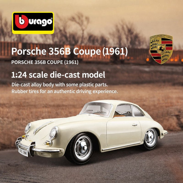 Porsche 356B Coupe C 1:24 Diecast Model Car – Bimeigao – 001
