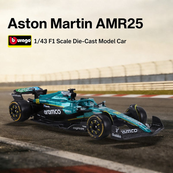 Aston Martin AMR25 1:43 Diecast Model Car – Alonso F1 2025 – 001
