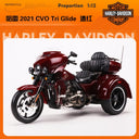 Harley-Davidson 1:12 Diecast Model Motorcycle – Iron 883 – 2021 CVO Tri Glide Wine R