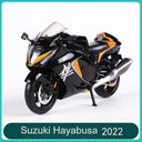 Maisto 1:12 Superbike Diecast Model Motorcycle – 27 Styles – 铃木隼Hayabusa 2022 黑色