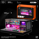 1:64 PUNK Parking Garage Diorama with LED Lights - photo 4