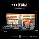 1:64 711 Convenience Store Diorama with LED Lights - option image