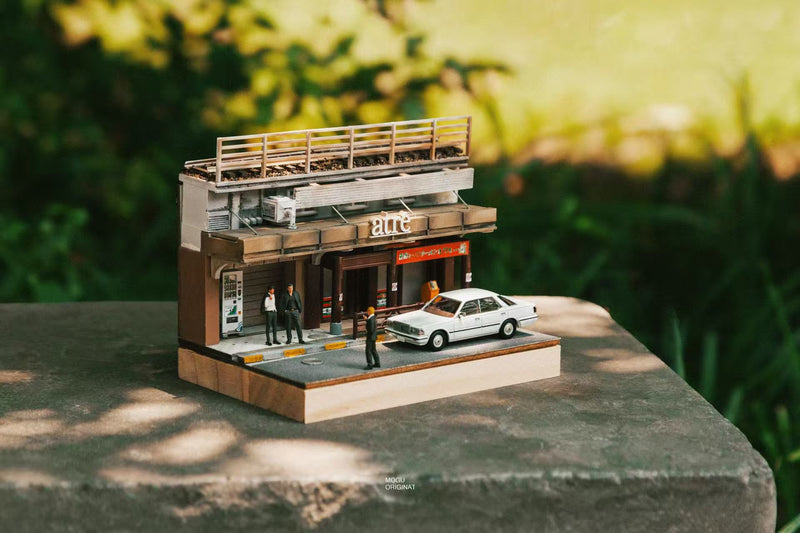 1:64 JDM Ramen Station Diorama with LED Lights (JP01)