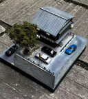 1:64 Japanese Hillside Street Diorama with LED Lights (JING02)