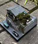 1:64 Japanese Hillside Street Diorama with LED Lights (JING02)