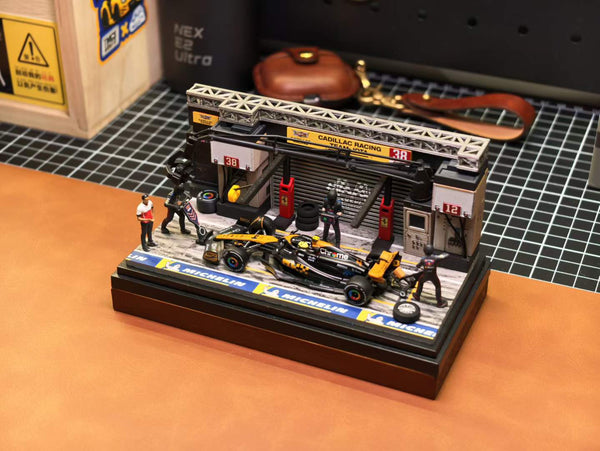 Presay Studio 1:64 Race Track 02 diorama overview