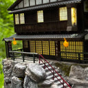 1:64 Japanese Hillside Street Diorama with LED Lights (JING02)