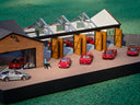 1:64 Bell Garage Diorama workshop and display hall