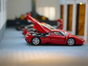 1:64 garage scene detail with display hall doors