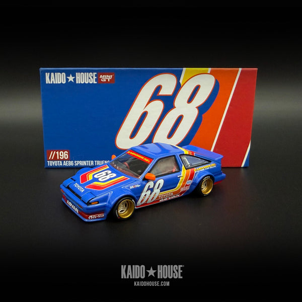 Kaido House 1:64 1983 Toyota AE86 Trueno KAIDO Works V2 - Carbon Red