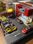 1:64 Car Culture Park Diorama with LED Garage (Pre-Order)