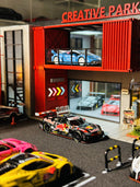 1:64 Car Culture Park Diorama with LED Garage (Pre-Order)