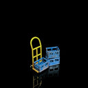1:64 Hand Cart and Beverage Crate Set