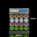 1:64 Wheel Display Rack with Four Wheels