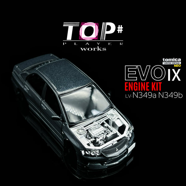 1:64 Mitsubishi Lancer Evolution IX Engine Bay Set