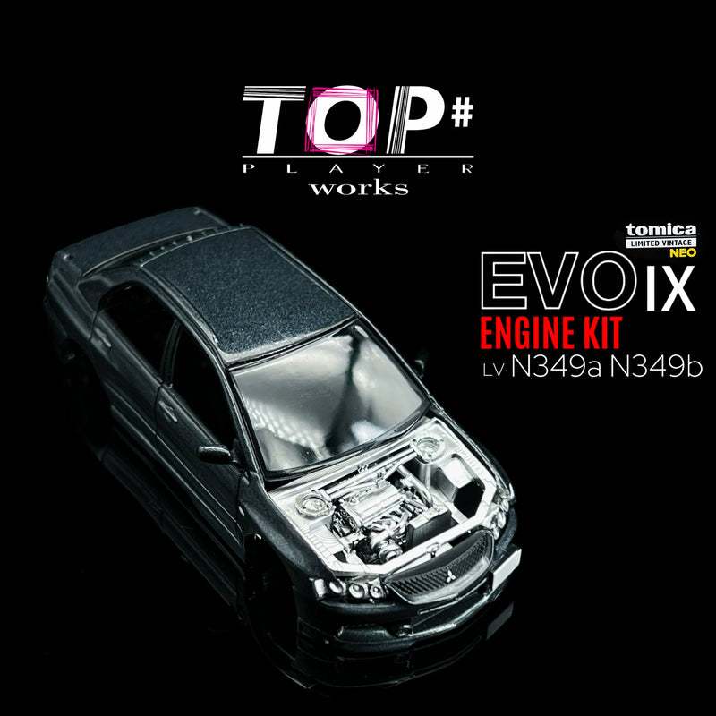 1:64 Mitsubishi Lancer Evolution IX Engine Bay Set
