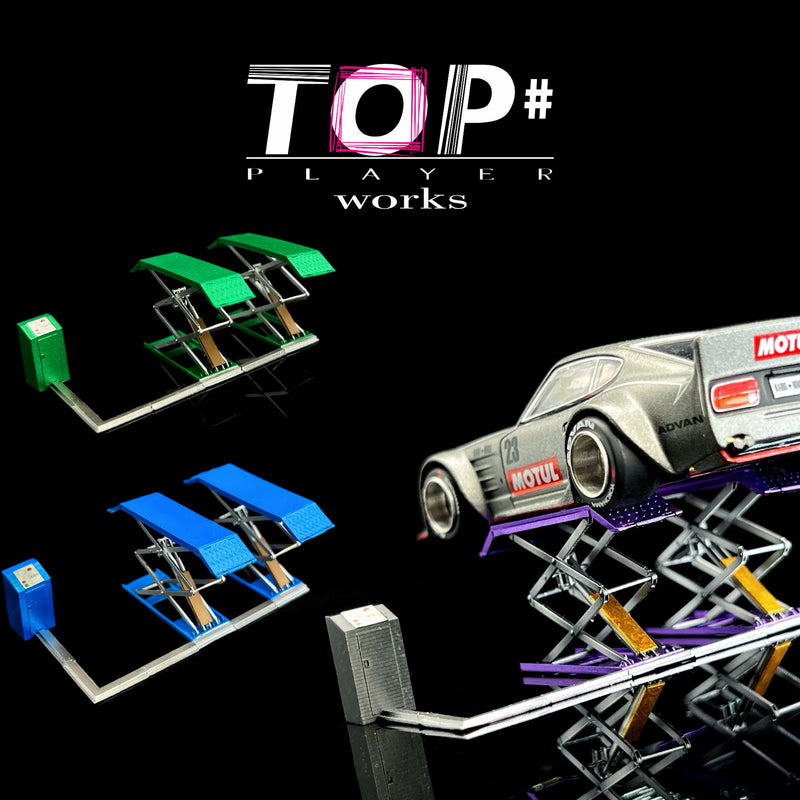 1:64 Vehicle Lift Service Bay Set