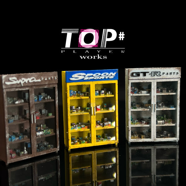 1:64 JDM Modified Parts Storage Cabinet
