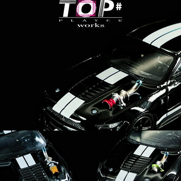 1:64 Hood-Exit Turbo Exhaust Set