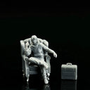 Unpainted 1:64 seated garage figure set