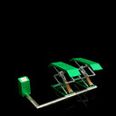 1:64 Vehicle Lift Service Bay Set
