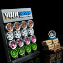 1:64 Wheel Display Rack with Four Wheels