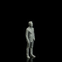 1:64 suited figure side view