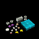 1:64 Mazda Rotary Engine Parts Pile